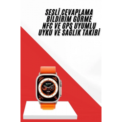 Mey İthalat® Akıllı Saat GPS Özelliği Bildirim Görme Adımsayar Sesli Görüşme Yapabilen