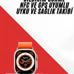 Mey İthalat® Akıllı Saat GPS Özelliği Bildirim Görme Adımsayar Sesli Görüşme Yapabilen