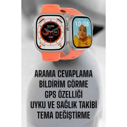 Mey İthalat® Akıllı Saat GPS, Sağlık Ve Uyku Takibi Arama Cevaplayan Bluetooth Bağlantılı