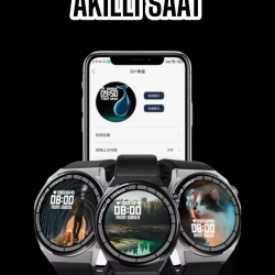 Mey İthalat® Akıllı Saat GPS VE NFC Özelliği Sesli Görüşme Dokunmstik Ekran