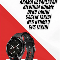 Mey İthalat® Akıllı Saat Ios Ve Android Tüm Telefonlara Uyumlu Çok Fonksiyonlu Amoled Ekran