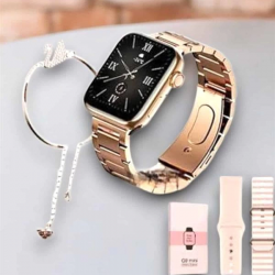 Mey İthalat® Akıllı Saat Kadınlara Uyku Ve Sağlık Takibi Yapabilen Bileklik Hediyeli