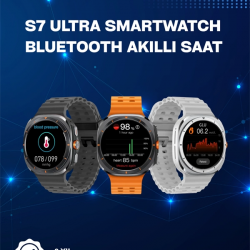 Mey İthalat® Akıllı Saat | Kalp Ritmi, Nabız ve Uyku Takibi | iOS Uyumlu