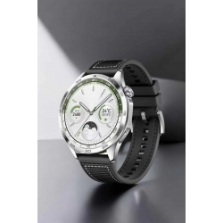 Mey İthalat® Akıllı Saat Metal Kordonlu GPS ve NFC Uyumlu Arama Cevaplayan