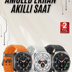 Mey İthalat® Akıllı Saat Müzik Dinleme Nabız Ölçer NFC ve GPS Uyumlu Sesli Asistan