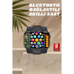 Mey İthalat® Akıllı Saat Nabız Ölçebilen Adımsayar Kalori Hesaplama Tema Değiştirme GPS Uyumlu