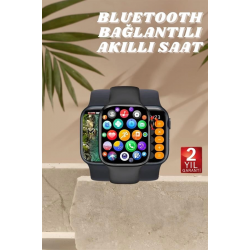 Mey İthalat® Akıllı Saat Nabız Ölçebilen Adımsayar Kalori Hesaplama Tema Değiştirme GPS Uyumlu