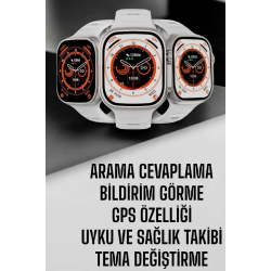 Mey İthalat® Akıllı Saat Nabız Ölçebilen Yeni Nesil GPS ve Adımsayar Özelliği