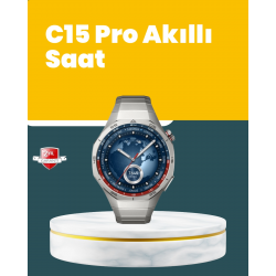 Mey İthalat® Akıllı Saat Nabız Ölçer, Adım Sayar ve Uyku Takip Özellikli