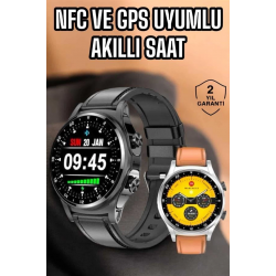 Mey İthalat® Akıllı Saat Nabız Ölçer Uyku Takibi Sesli Görüşme Bildirim Görme