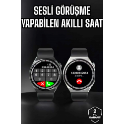 Mey İthalat® Akıllı Saat Nabız Sensörlü Bildirim Görebilen Spor Modları GPS Takibi