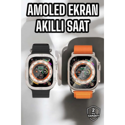 Mey İthalat® Akıllı Saat NFC ve GPS Uyumlu Uyku ve Sağlık Takibi Sesli Görüşme