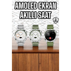 Mey İthalat® Akıllı Saat Sesli Görüşme Titreşimli Nabız Sensörlü Spor Modları