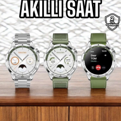 Mey İthalat® Akıllı Saat Sesli Görüşme Uyku ve Sağlık Takibi NFC Uyumlu