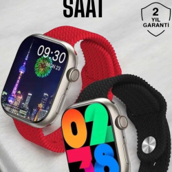 Mey İthalat® Akıllı Saat Tema Değiştirme Uyku ve Sağlık Takibi Bluetooth Bağlantılı