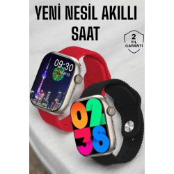 Mey İthalat® Akıllı Saat Tema Değiştirme Uyku ve Sağlık Takibi Bluetooth Bağlantılı