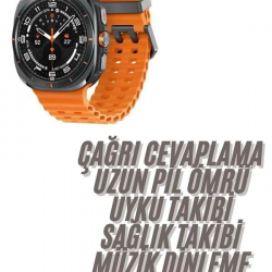 Mey İthalat® Akıllı Saat Unısex Zarif Görünümlü Titanyum Kasa Amoled Ekran Müzik Dinleme