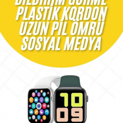Mey İthalat® Akıllı Saat Uyku ve Sağlık Takibi Arama Cevaplama 44 MM Amoled Ekran