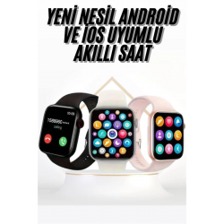 Mey İthalat® Akıllı Saat Uyku ve Sağlık Takibi Arama Cevaplama 44 MM Amoled Ekran