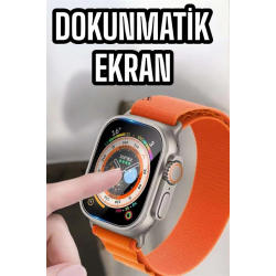 Mey İthalat® Akıllı Saat Uyku ve Spor Takibi Yeni Nesil Bluetooth Bağlantılı Amoled Ekran