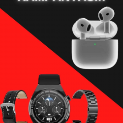 Mey İthalat® Akıllı Saat ve Kulaklık Seti Bildirim Görme Arama Cevaplama ANC Özelliği