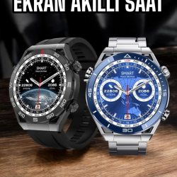 Mey İthalat® Akıllı Saat Yeni Nesil 2024 Model Metal Kordonlu Bluetooth Bağlantılı