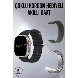 Mey İthalat® Akıllı Saat Yeni Nesil Bluetooth Bağlantılı Uyku Sağlık Takibi GPS Ve NFC Uyumlu