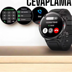 Mey İthalat® Akıllı Saat Yeni Nesil Bluetooth Bağlantılı Uyku ve Sağlık Takibi NFC ve GPS