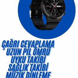 Mey İthalat® Akıllı Saat Yeni Nesil Üç Kordonlu Nabız Ölçer Çağrı Cevaplama