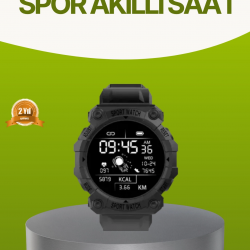 Mey İthalat® Akıllı Spor Saat – Nabız Ölçer, Adım Sayar ve Kalori Takipli