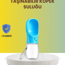 Mey İthalat® Akıllı Su Akış Kontrollü Köpek Su Matara Taşınabilir Gezdirme Şişesi