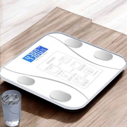 Mey İthalat® Akıllı Tartı Dijital Baskül Yağ Su Kas Vücut Kitle Kilo Ölçer Tartı