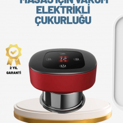 Mey İthalat® Akıllı Vakumlu Kupa Masaj Cihazı Ağrı Giderici ve Rahatlatıcı Terapi