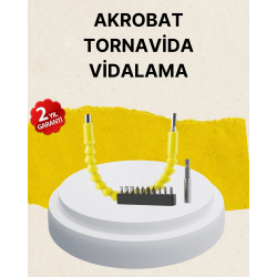 Mey İthalat® Akrobat Vidalama Uç Seti 12 Parça Profesyonel Dar Alan Kullanım