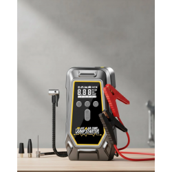 Mey İthalat® Akü Takviye Lastik Şişirme ve Powerbank Özellikli Çok Fonksiyonlu Cihaz