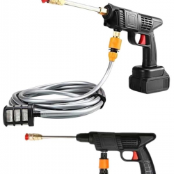 Mey İthalat® Akülü Oto Araç Yıkama Yüksek Basınçlı Araba Yıkama Makinesi Şarjlı