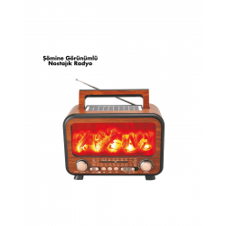Mey İthalat® Alev Efektli Bluetooth Hoparlör