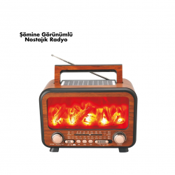 Mey İthalat® Alev Efektli Bluetooth Hoparlör