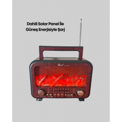 Mey İthalat® Alev Efektli Bluetooth Hoparlör