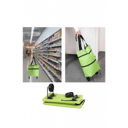 Mey İthalat® Alışveriş Çantası Katlanabilir Pazar Arabası Tekerlekli Pazar Arabası Katlanabilir