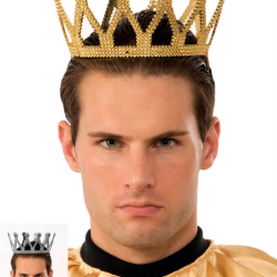 Mey İthalat® Altın Renk Çocuk ve Yetişkin Uyumlu Kral Tacı