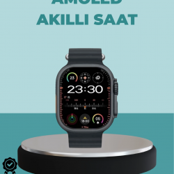 Mey İthalat® AMOLED Akıllı Saat 49mm Bluetooth Arama Spor ve Sağlık