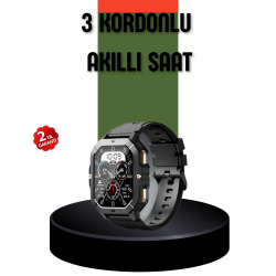 Mey İthalat® AMOLED Ekranlı Akıllı Saat 10 Gün Pil Ömrü