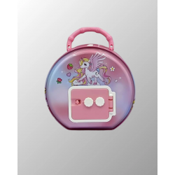 Mey İthalat® Anahtarlı Çocuk Para Kasası Eğitici ve Dekoratif Tasarım