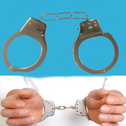 Mey İthalat® Anahtarlı Oyuncak Metal Kelepçe Polis Kelepçesi