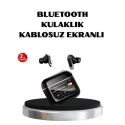 Mey İthalat® ANC Teknolojili Kablosuz Bluetooth Kulaklık – Dokunmatik, Dijital Göstergeli, Yüksek Ses Kalitesi