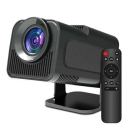 Mey İthalat® Android Projeksiyon Siyah Taşınabilir Sinema Projektörü 4k 1080p Ev Sineması Bluetooth