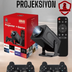 Mey İthalat® Android Projeksiyon ve Çift Kollu Game Box