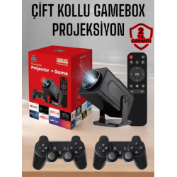 Mey İthalat® Android Projeksiyon ve Çift Kollu Game Box