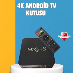 Mey İthalat® Android TV Box 4K – 2GB RAM 16GB ROM, Kablosuz Wi-Fi Medya Oynatıcı